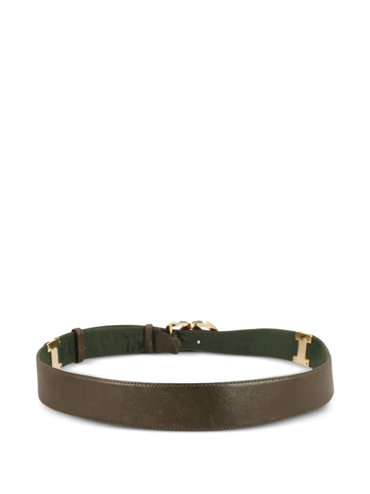 Gucci Pre-Owned レザー バケットベルト - 画像2