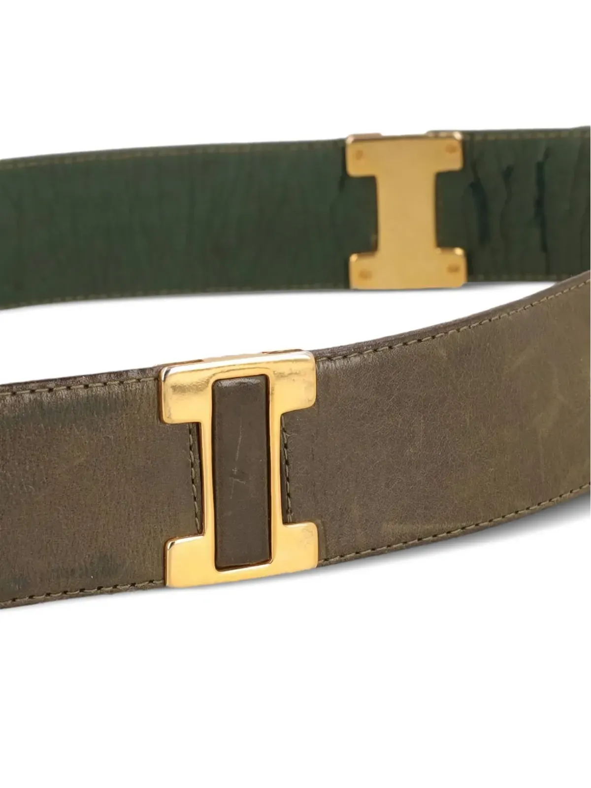 Gucci Pre-Owned レザー バケットベルト - 画像3
