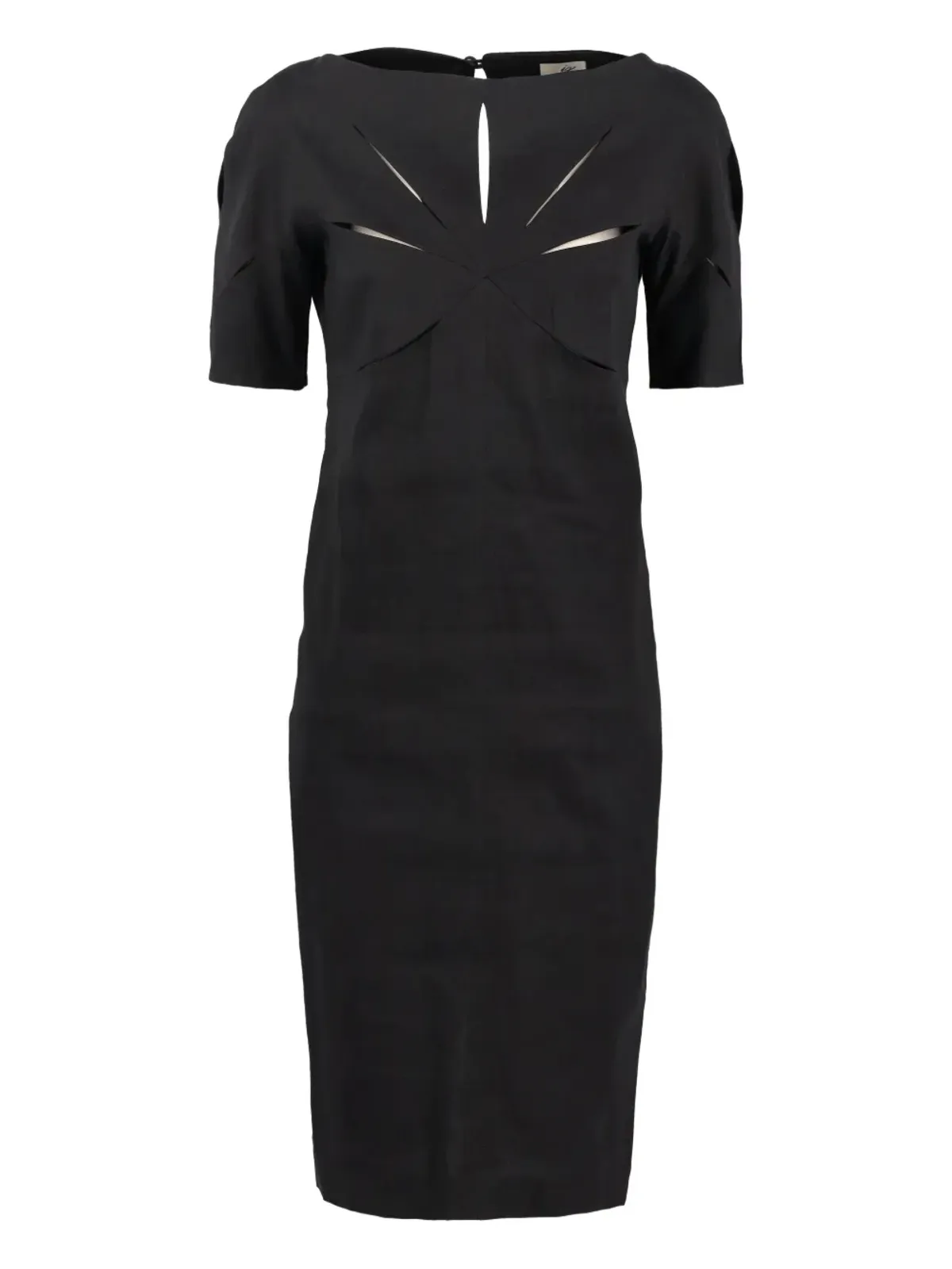 Romeo Gigli Pre-Owned カットアウトミディドレス - 画像1