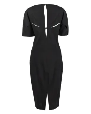 Romeo Gigli Pre-Owned カットアウトミディドレス - サムネイル2