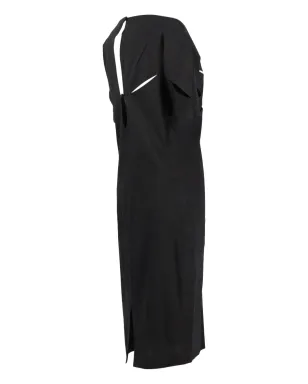 Romeo Gigli Pre-Owned カットアウトミディドレス - サムネイル4