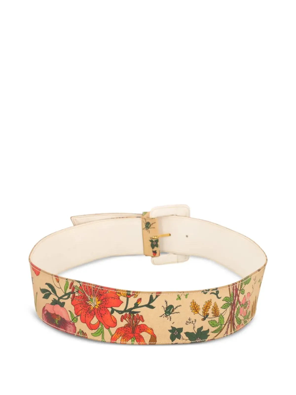 ビンテージ Gucci Flora maxi ベルト - 画像2