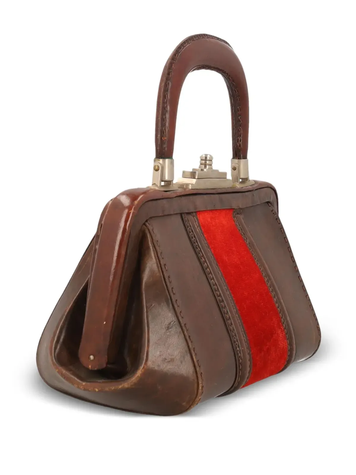 Roberta di Camerino Pre-Owned Bagonghi レザー バッグ ブラウン - 画像3