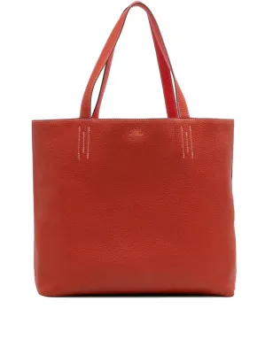 Hermès ビンテージ 2014 Clemence Double Sens 36 トートバッグ オレンジ - サムネイル1