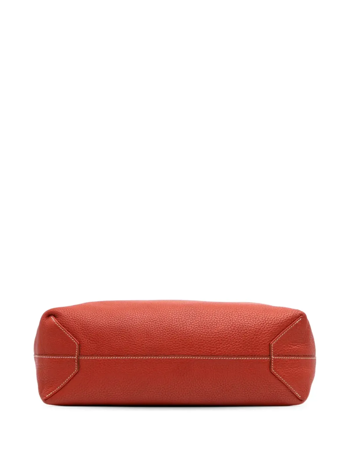 Hermès ビンテージ 2014 Clemence Double Sens 36 トートバッグ オレンジ - 画像4