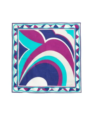 PUCCI Pre-Owned コットン スカーフ ブルー - サムネイル1