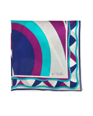 PUCCI Pre-Owned コットン スカーフ ブルー - サムネイル2