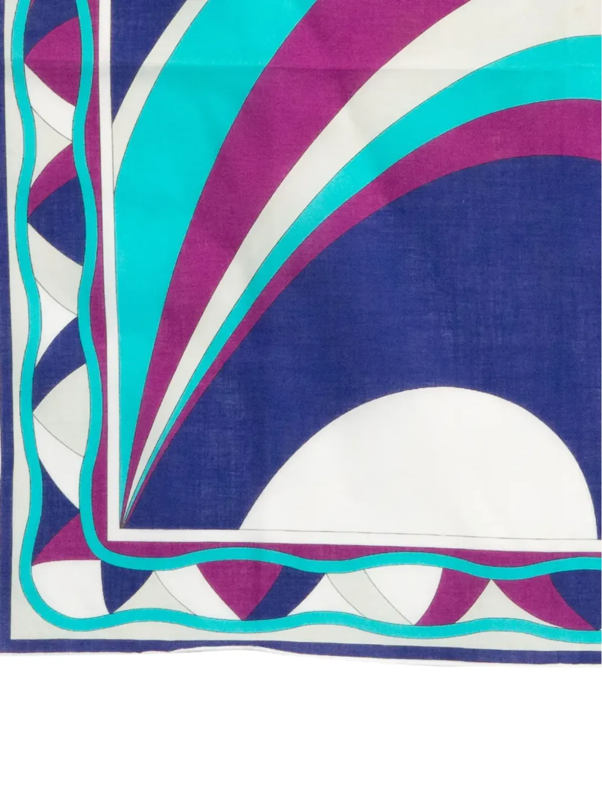 PUCCI Pre-Owned コットン スカーフ ブルー - 画像4