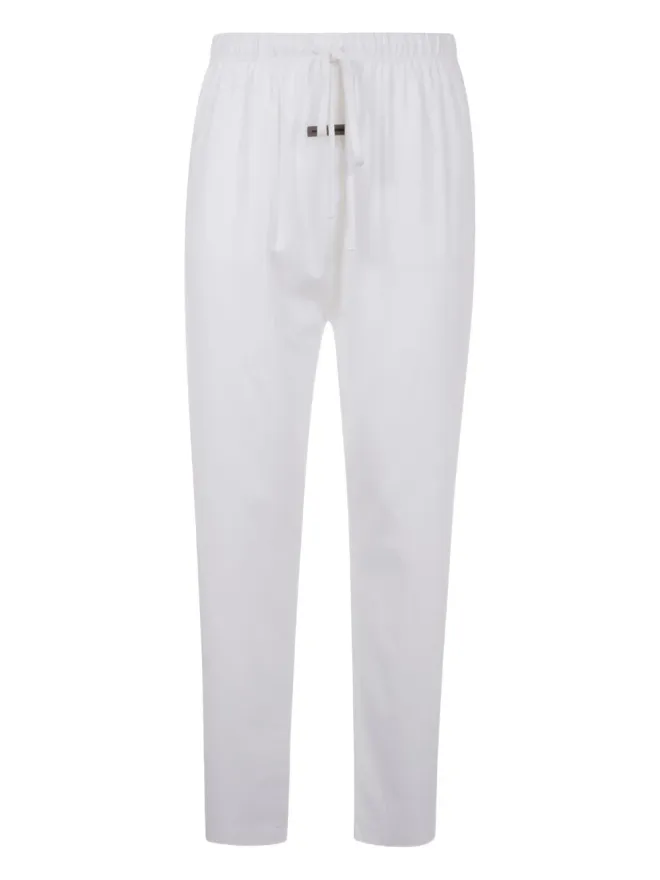 Fear of God ESSENTIALS FEAR OF GOD ESSENTIALS ウエストゴム入りのテーパードパンツ - ホワイトの商品画像