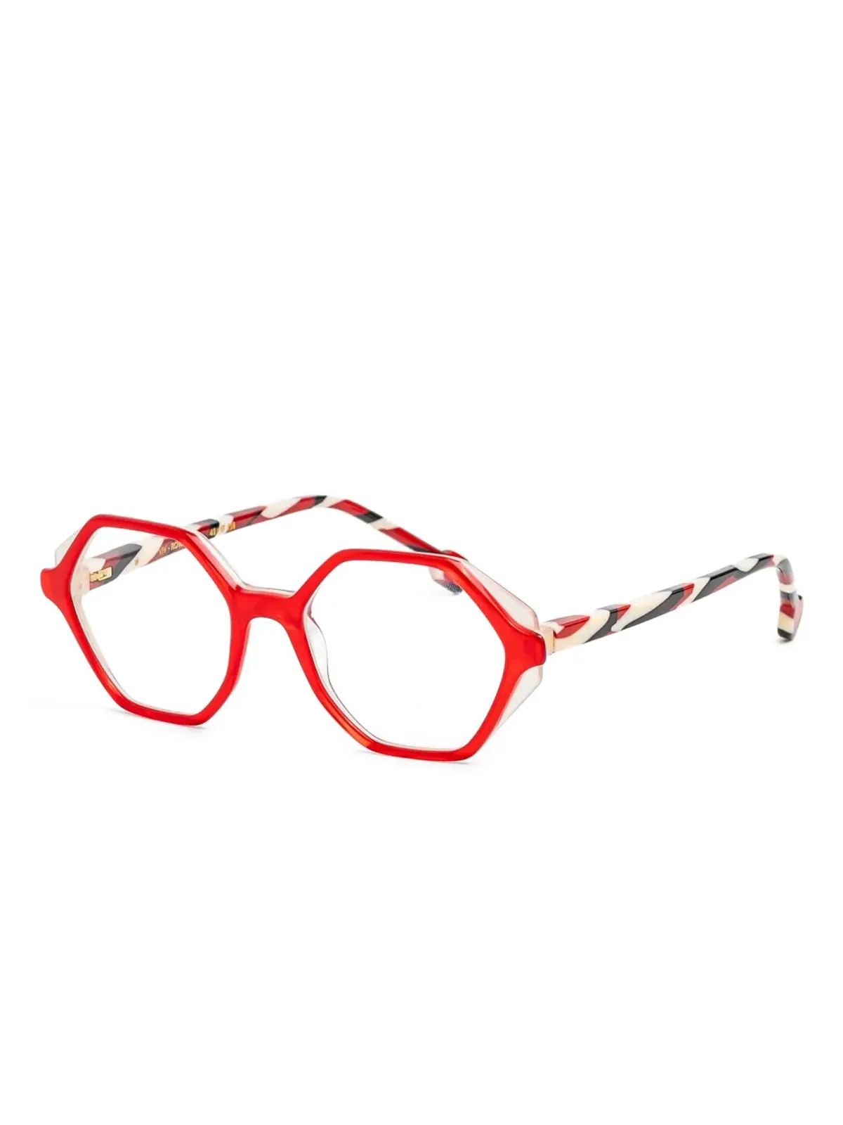 Etnia Barcelona ヴィヴ ジオメトリック眼鏡 - レッド - 画像3