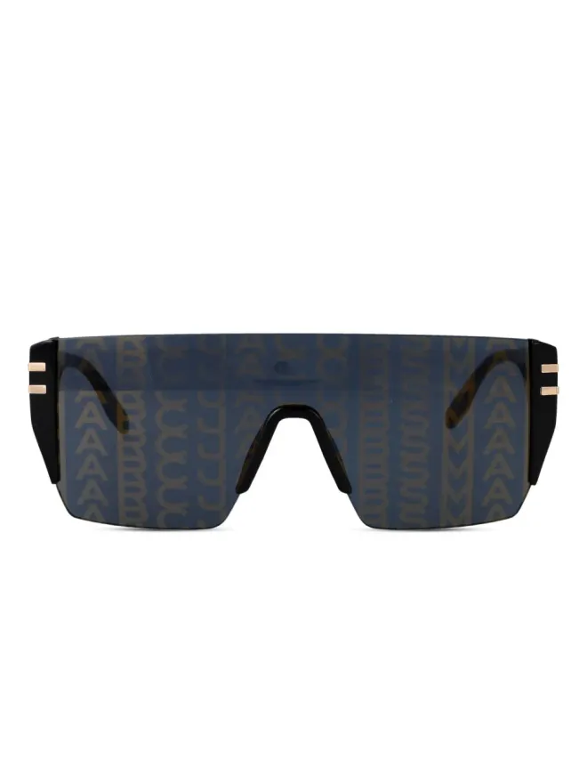 Marc Jacobs Eyewear Marc Jacobs Eyewear oversize-frame sunglasses - Blackの商品画像