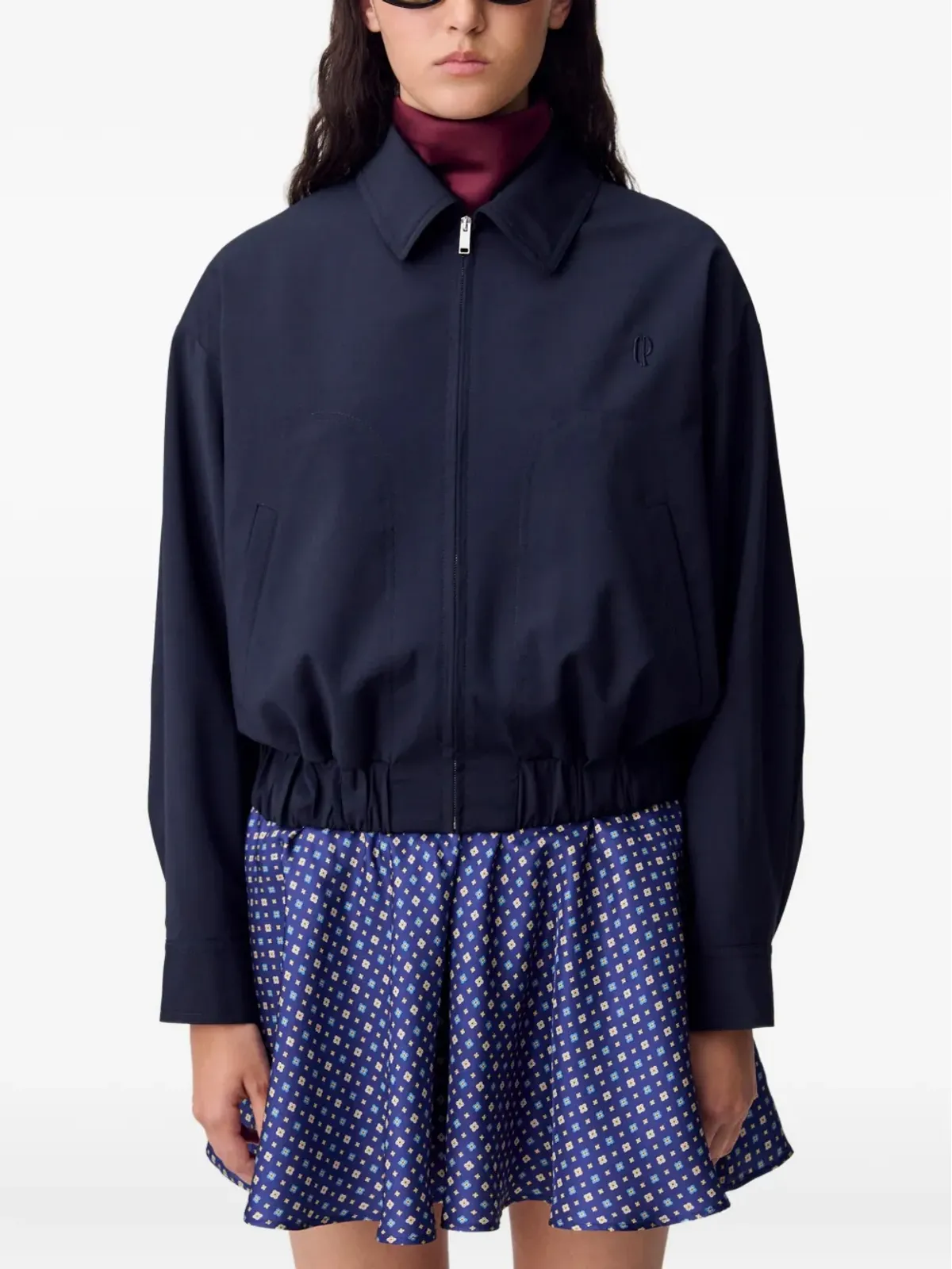 Claudie Pierlot クロップドジップアップジャケット - 画像5