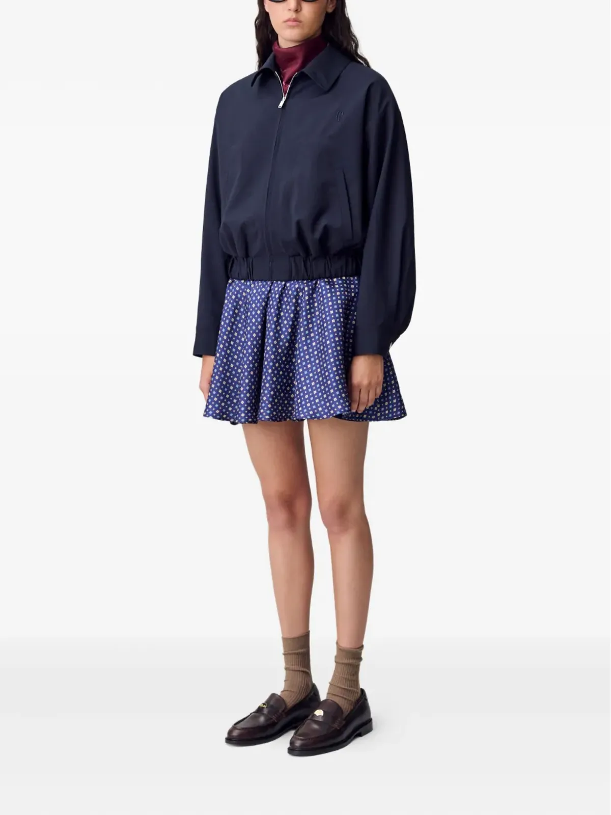 Claudie Pierlot クロップドジップアップジャケット - 画像3