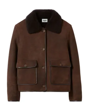 Claudie Pierlot シアリングカラーのスエードジャケット - サムネイル1