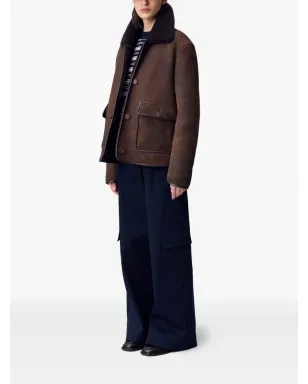 Claudie Pierlot シアリングカラーのスエードジャケット - サムネイル3