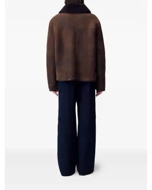 Claudie Pierlot シアリングカラーのスエードジャケット - サムネイル4