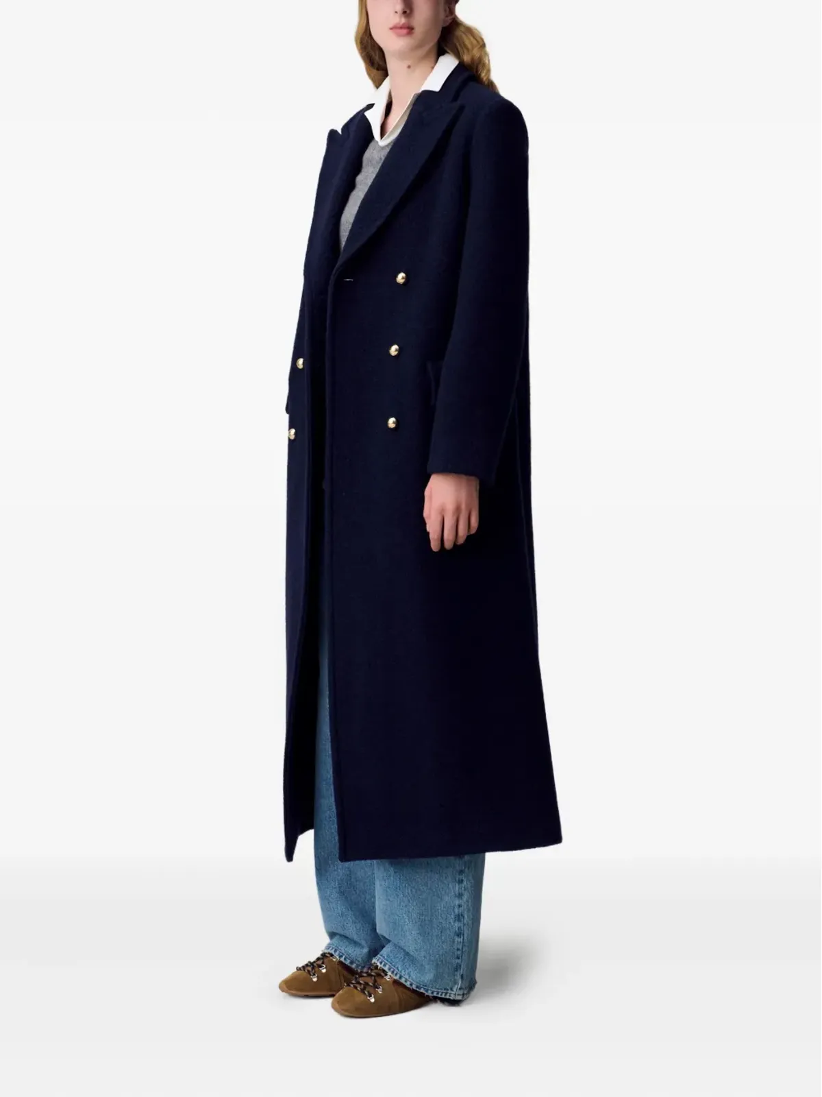 Claudie Pierlot ダブルブレスト ウールコート - 画像3