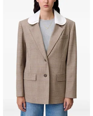 Claudie Pierlot チェック柄 テーラードブレザー - サムネイル5