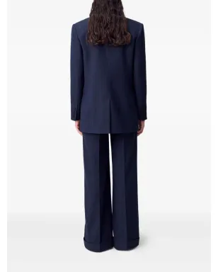 Claudie Pierlot ピンストライプ ダブルブレスト ブレザー - サムネイル4