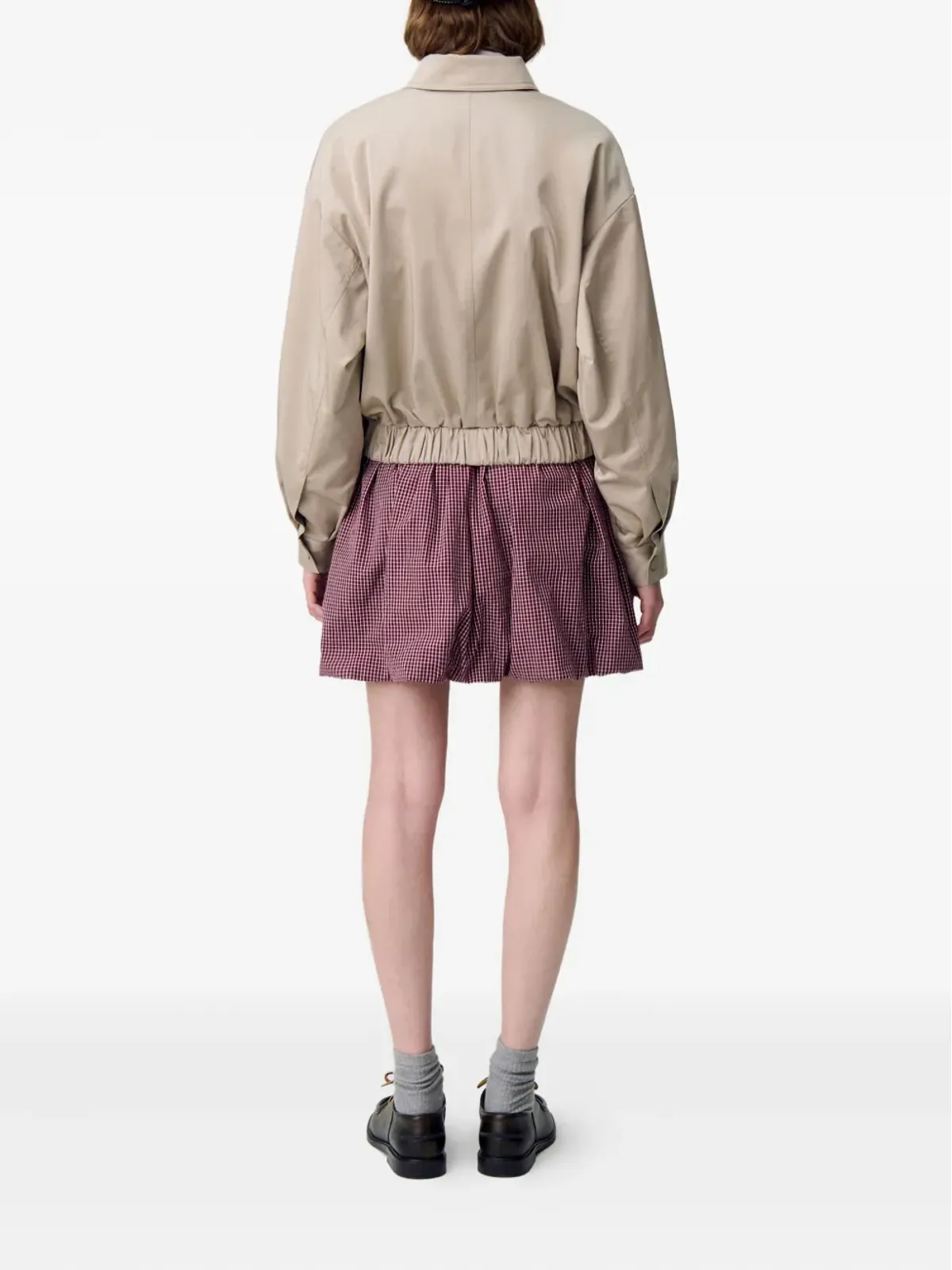 Claudie Pierlot ロゴ刺繍ジップアップジャケット - 画像4