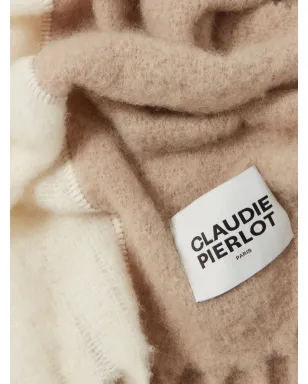Claudie Pierlot ツートーン フリンジスカーフ - サムネイル2