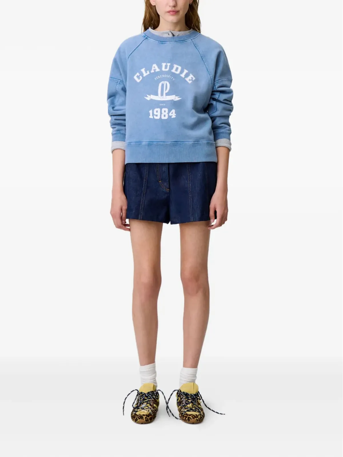 Claudie Pierlot ロゴプリントスウェットシャツ - 画像2