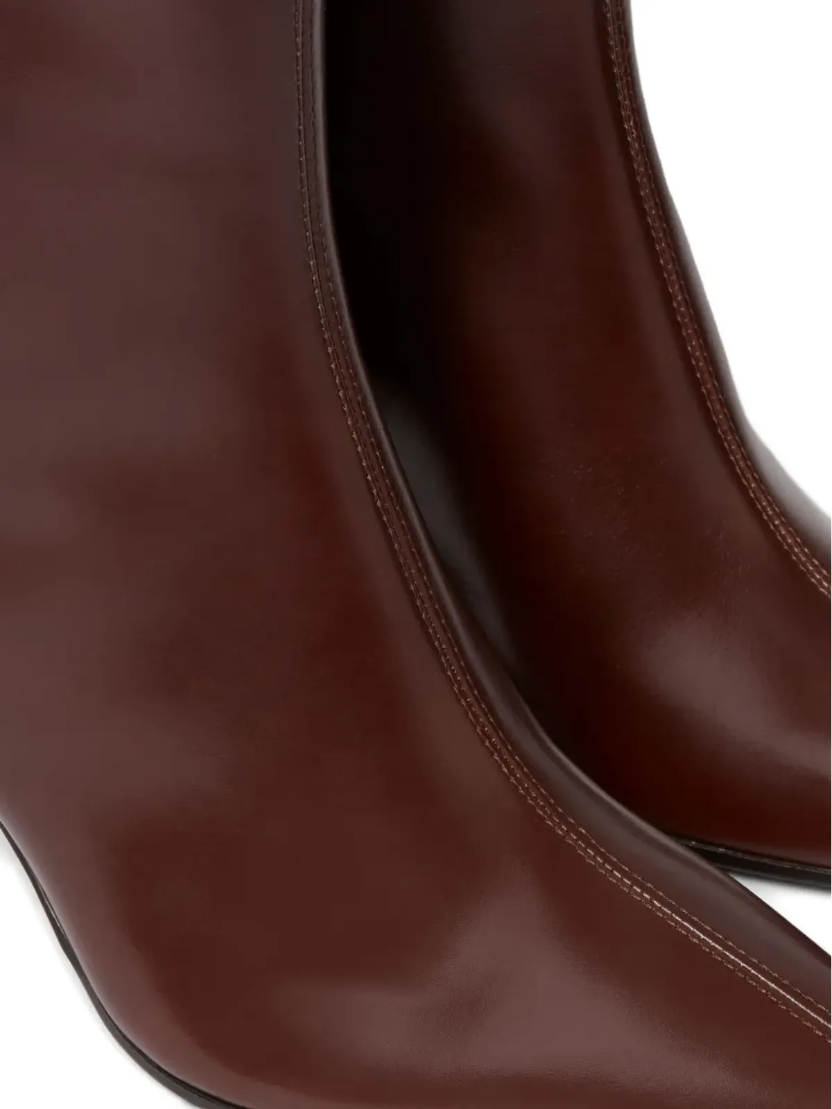 Claudie Pierlot バックルストラップ付き ポインテッドトゥ アンクルブーツ - 画像4
