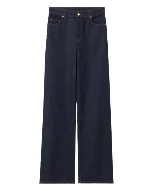 Claudie Pierlot ストレートレッグ レザーパッチ ジーンズ - サムネイル1