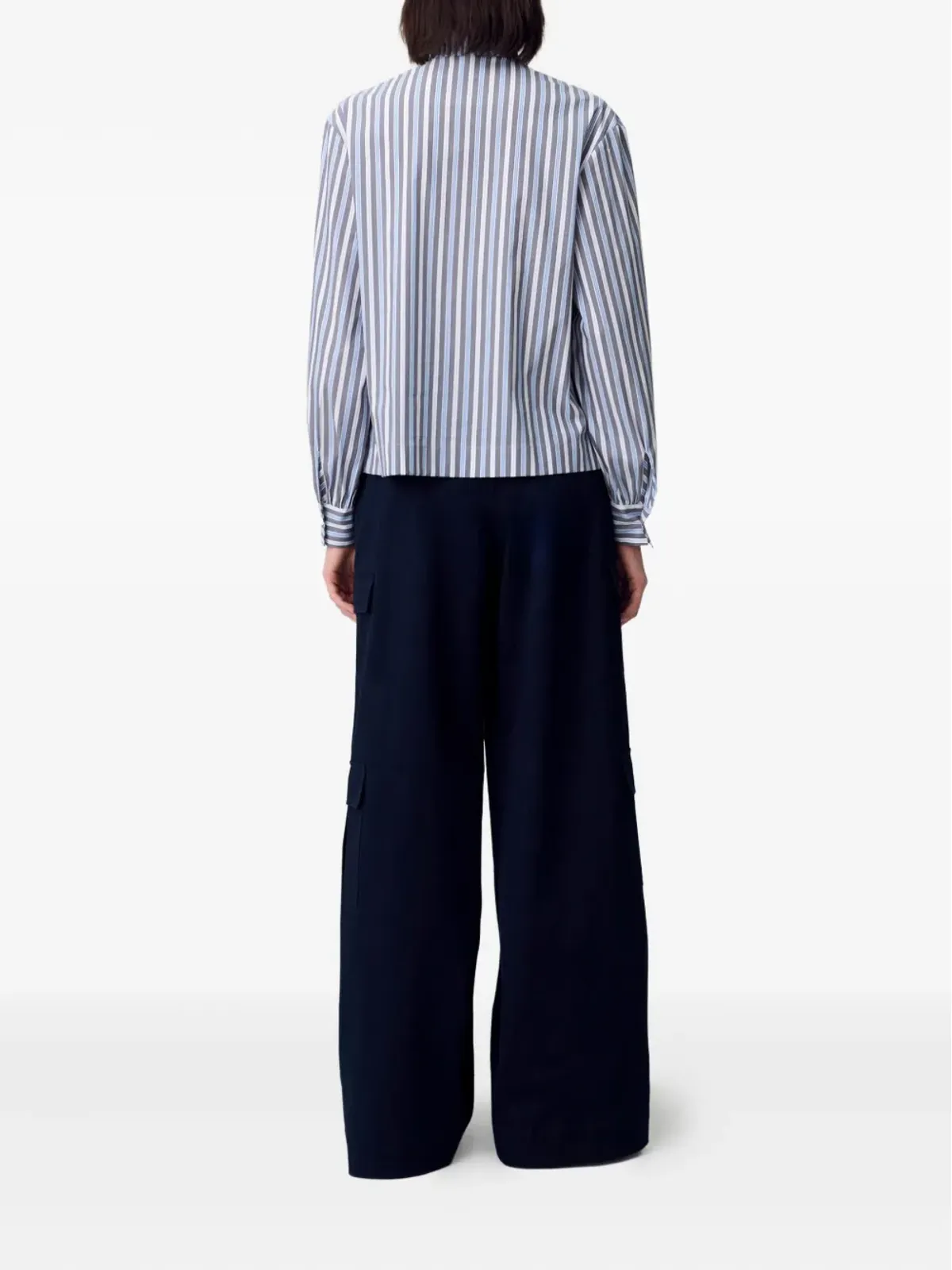 Claudie Pierlot ストライプコットン・トップス - 画像4