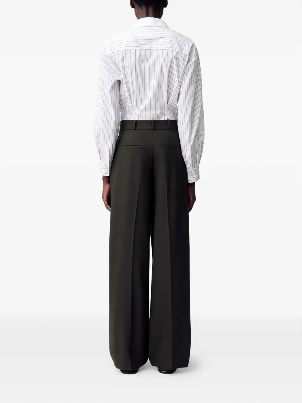 Claudie Pierlot プリーツ テーラードパンツ - 画像4