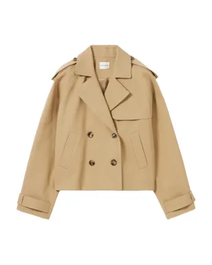 Claudie Pierlot クロップドトレンチジャケット - サムネイル1