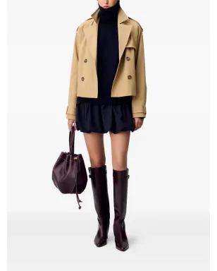 Claudie Pierlot クロップドトレンチジャケット - サムネイル2