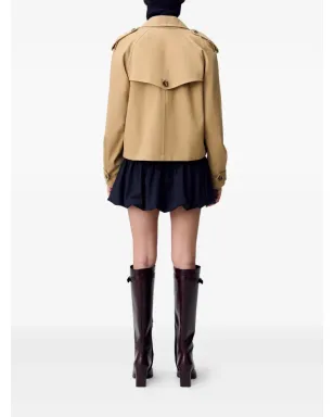Claudie Pierlot クロップドトレンチジャケット - サムネイル4