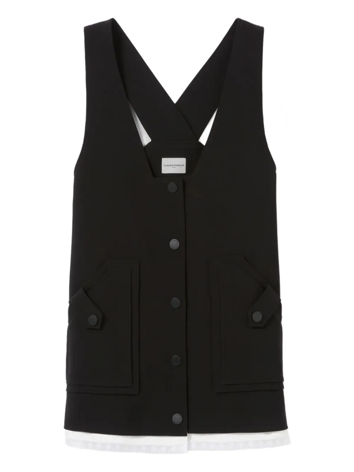 Claudie Pierlot ボタン留めポケットドレス - 画像1