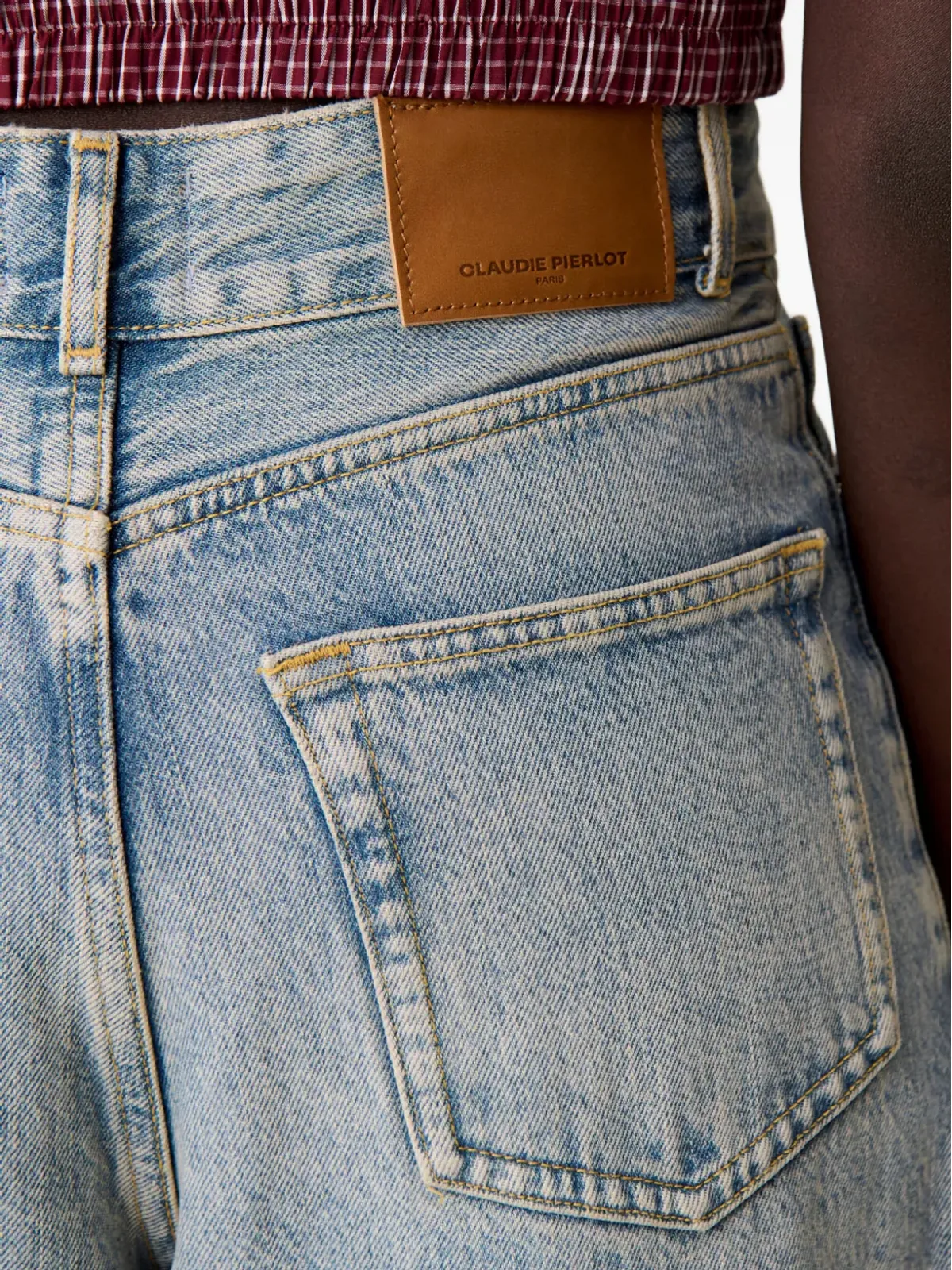 Claudie Pierlot ワイドレッグデニムジーンズ - ブルー - 画像5