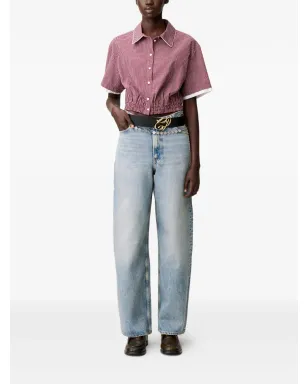 Claudie Pierlot ワイドレッグデニムジーンズ - ブルー - サムネイル2