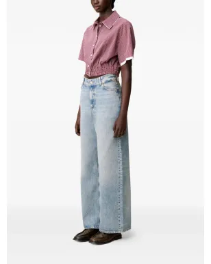 Claudie Pierlot ワイドレッグデニムジーンズ - ブルー - サムネイル3