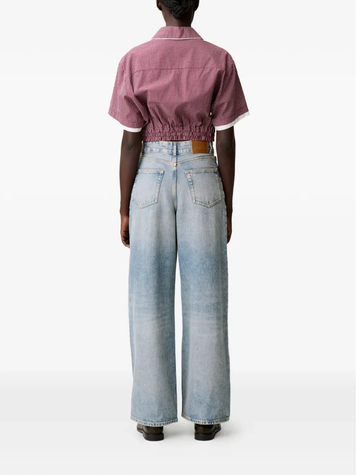Claudie Pierlot ワイドレッグデニムジーンズ - ブルー - 画像4