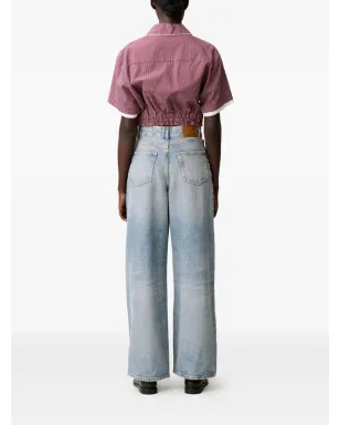 Claudie Pierlot ワイドレッグデニムジーンズ - ブルー - サムネイル4