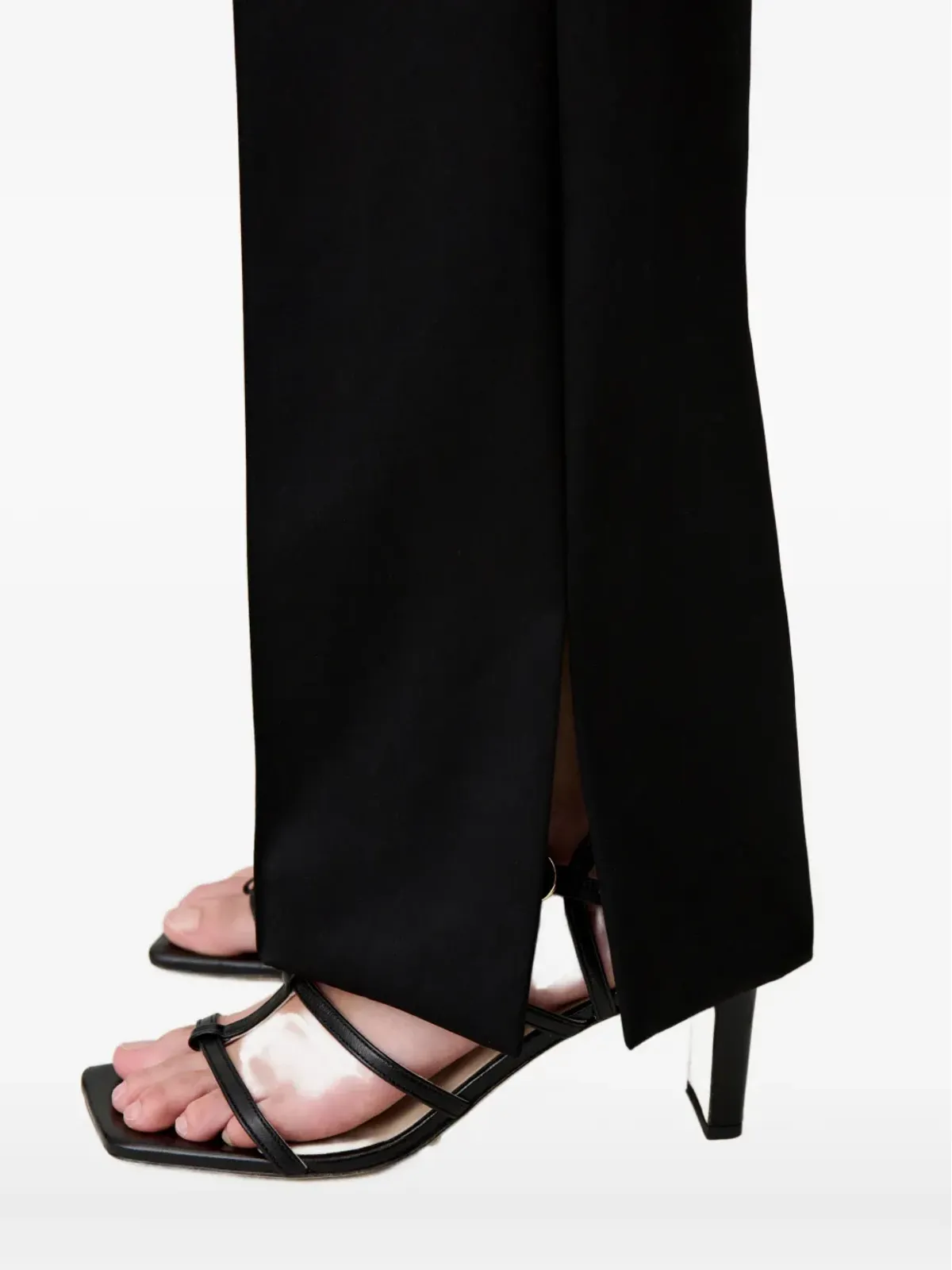 Claudie Pierlot ベルト付きサイドスリットパンツ - 画像5