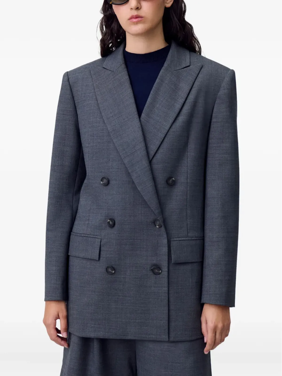 Claudie Pierlot ダブルブレスト テーラードブレザー - 画像5