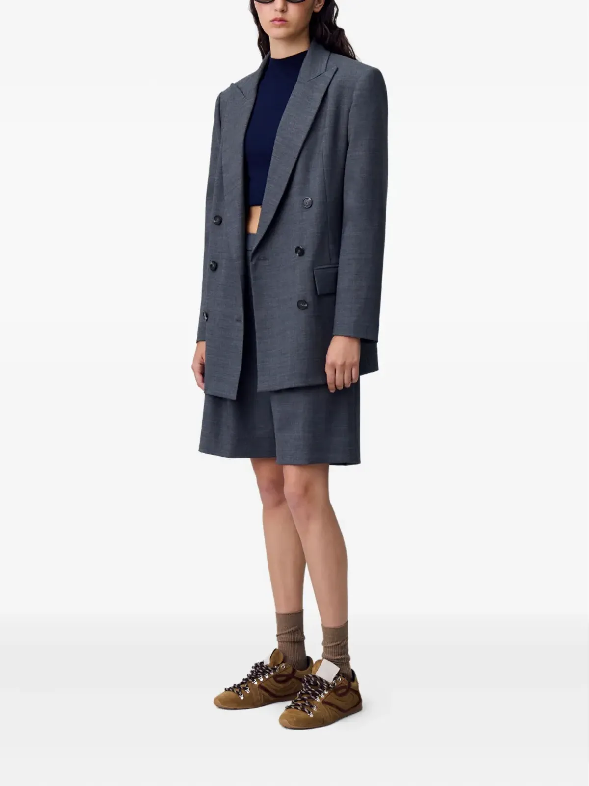 Claudie Pierlot ダブルブレスト テーラードブレザー - 画像3