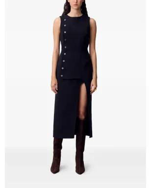 Claudie Pierlot ボタンディテール付きミディドレス - サムネイル2
