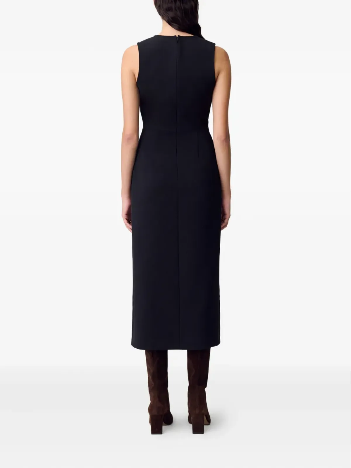 Claudie Pierlot ボタンディテール付きミディドレス - 画像4