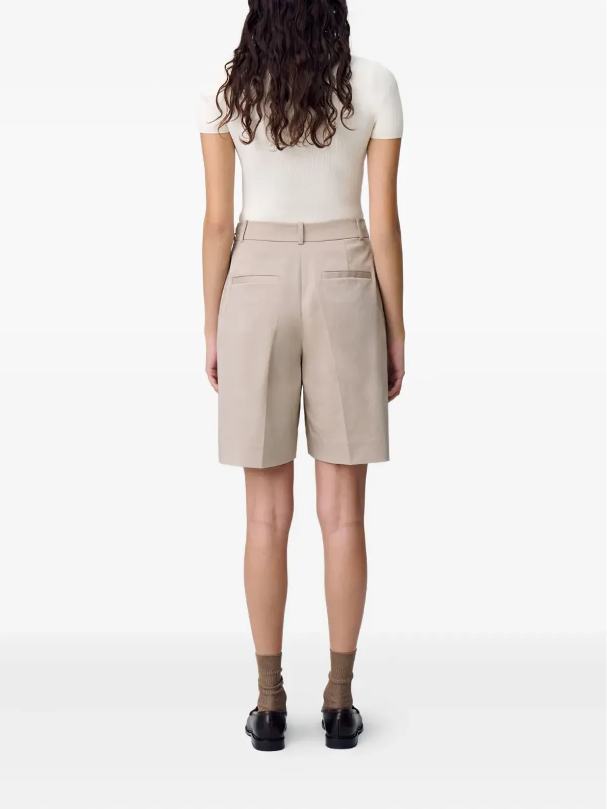 Claudie Pierlot プリーツベルマダショーツ - 画像4