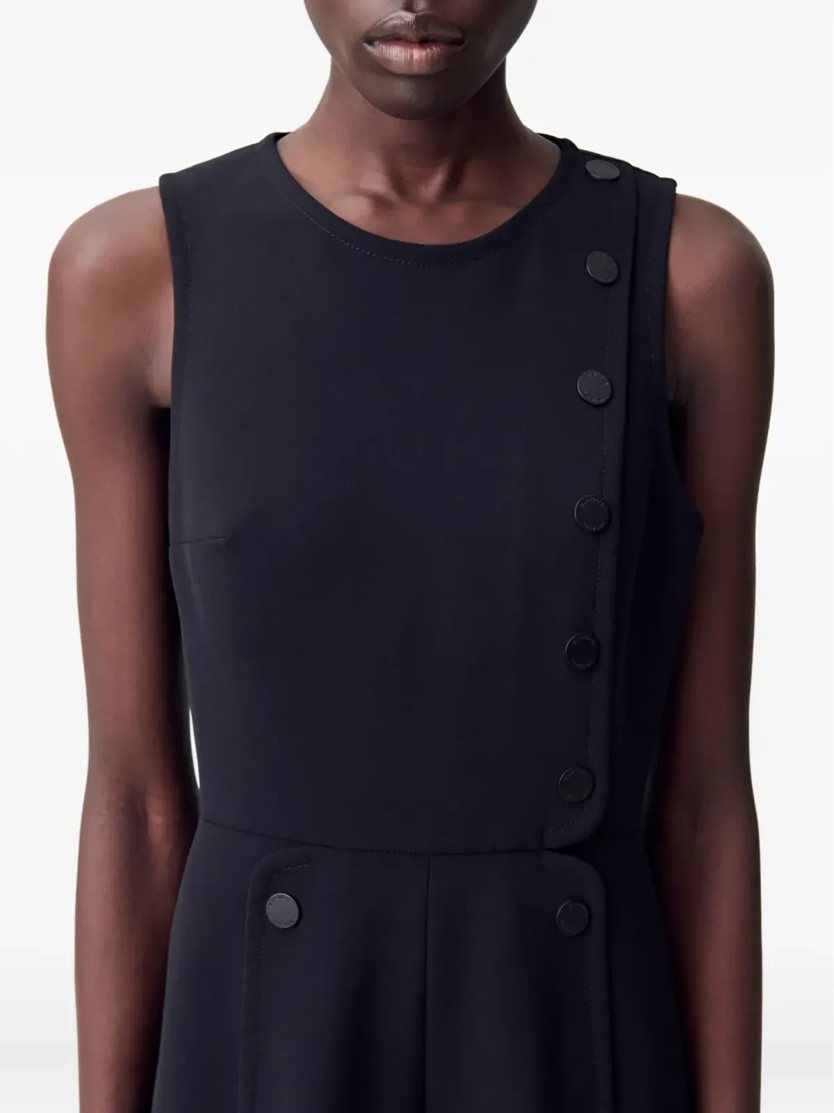 Claudie Pierlot ボタンディテール ノースリーブ ジャンプスーツ - 画像5