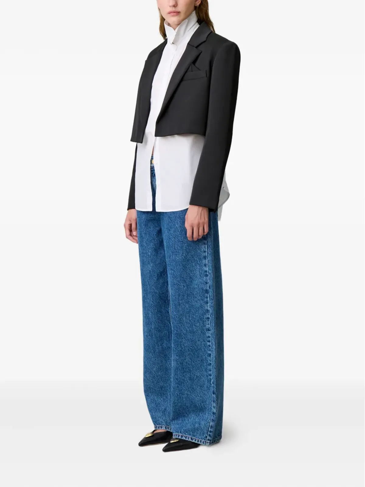 Claudie Pierlot クロップドポケットブレザー - 画像3