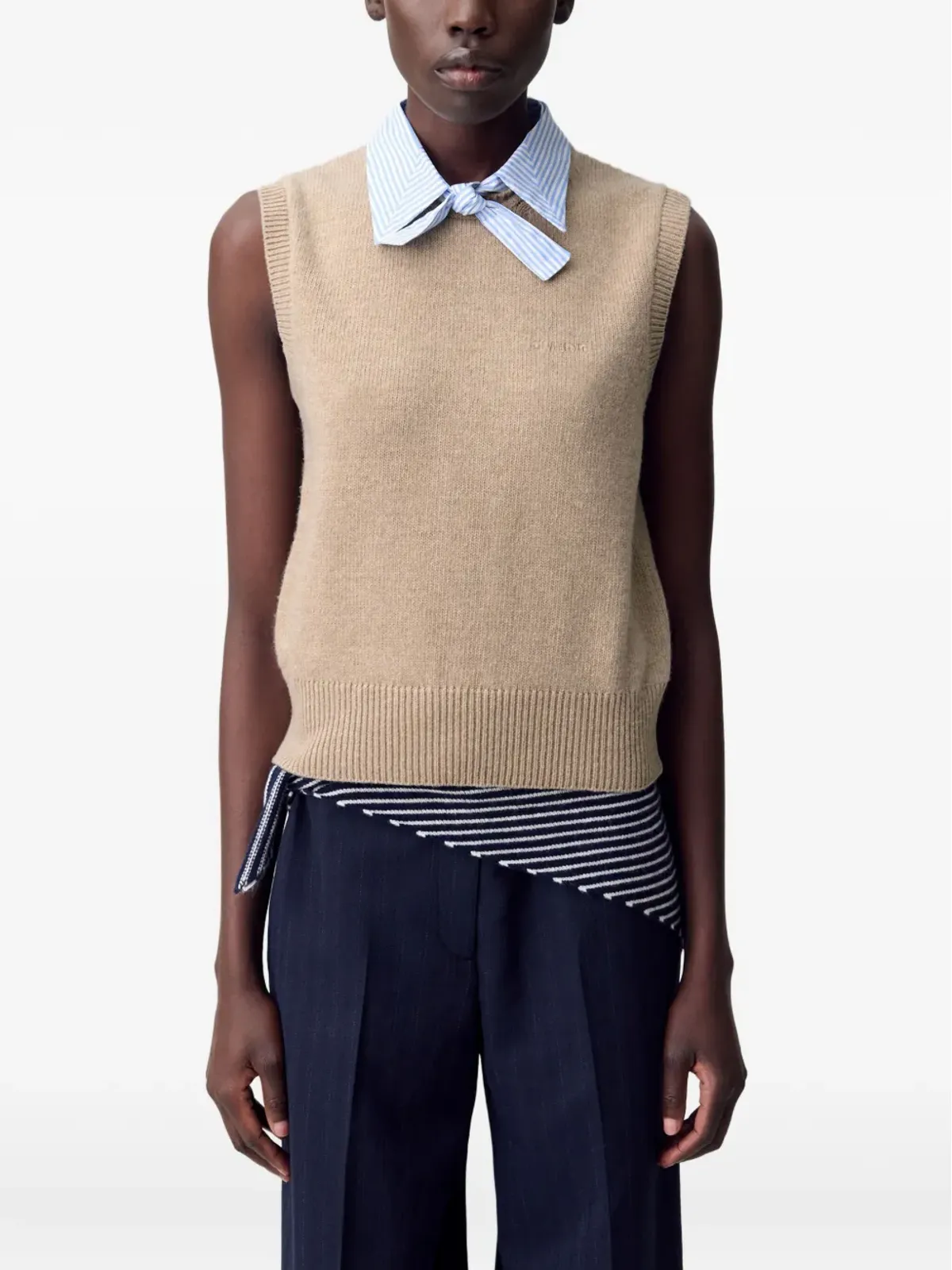 Claudie Pierlot ノースリーブ ウールトップ - 画像5