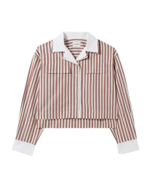 Claudie Pierlot ストライプ柄ポケットシャツ - サムネイル1