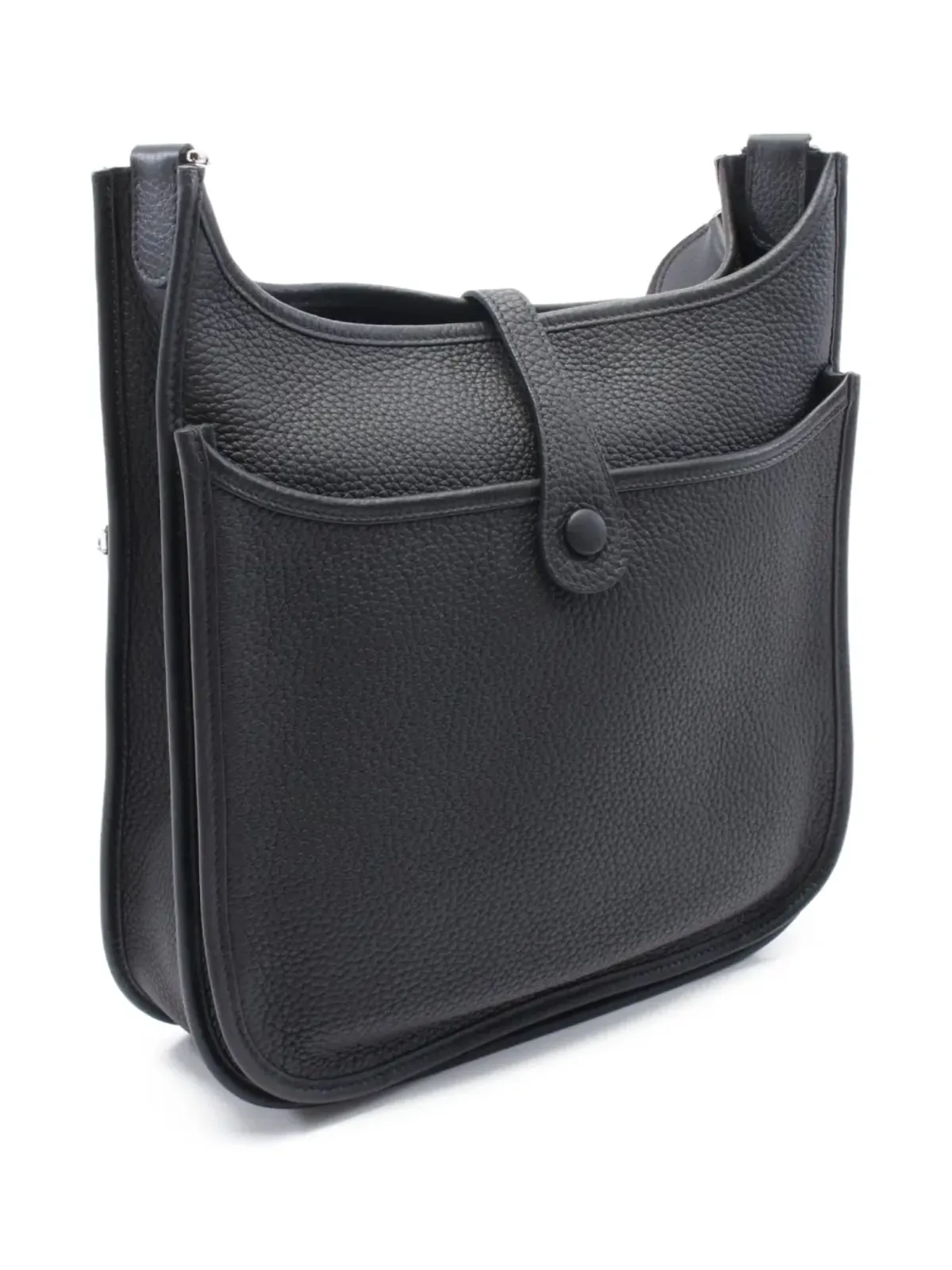 Hermès ビンテージ Evelyn 3 Troyes ショルダーバッグ ブラック - 画像2